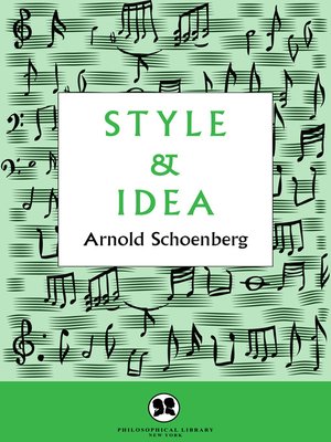 cover image of Style and Idea